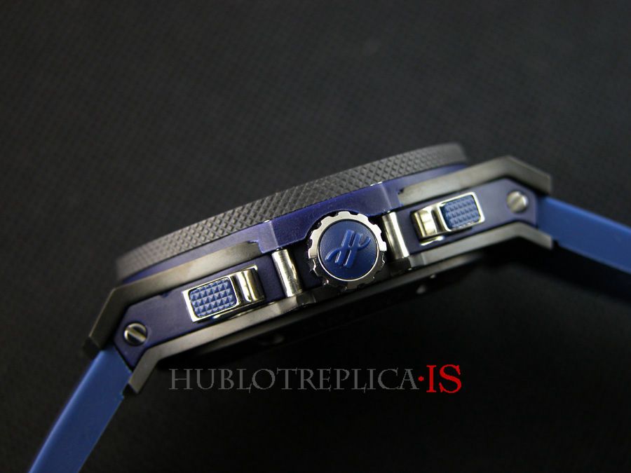 Hublot 301.CI.1190.GR.ABB09 Blue Rubber Strap - Image 4