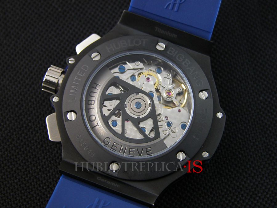 Hublot 301.CI.1190.GR.ABB09 Blue Rubber Strap - Image 5