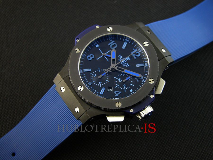 Hublot 301.CI.1190.GR.ABB09 Blue Rubber Strap - Image 3