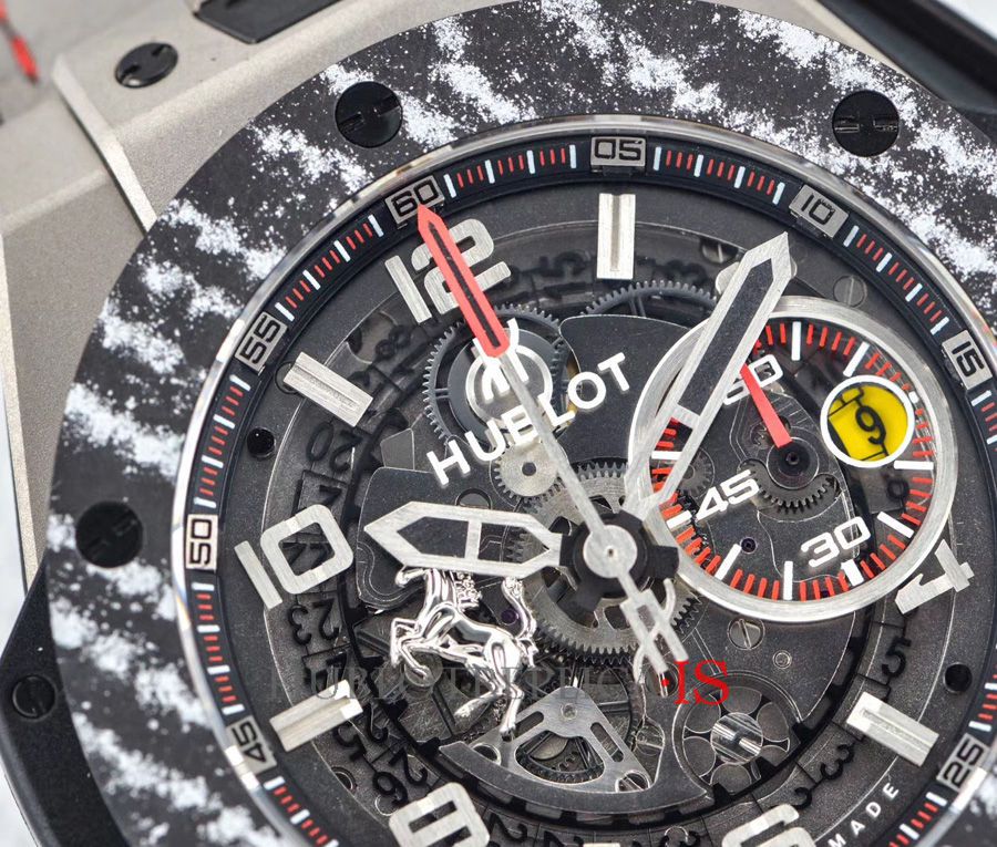 Hublot 401.NJ.0123.VR Black And Gray Hollow Dial - Image 3