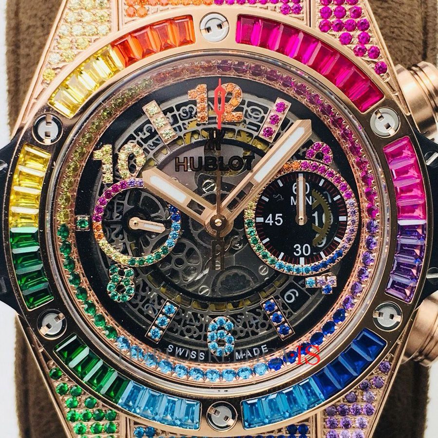 Hublot 441.OX.9910.LR.0999 Color Leather Strap