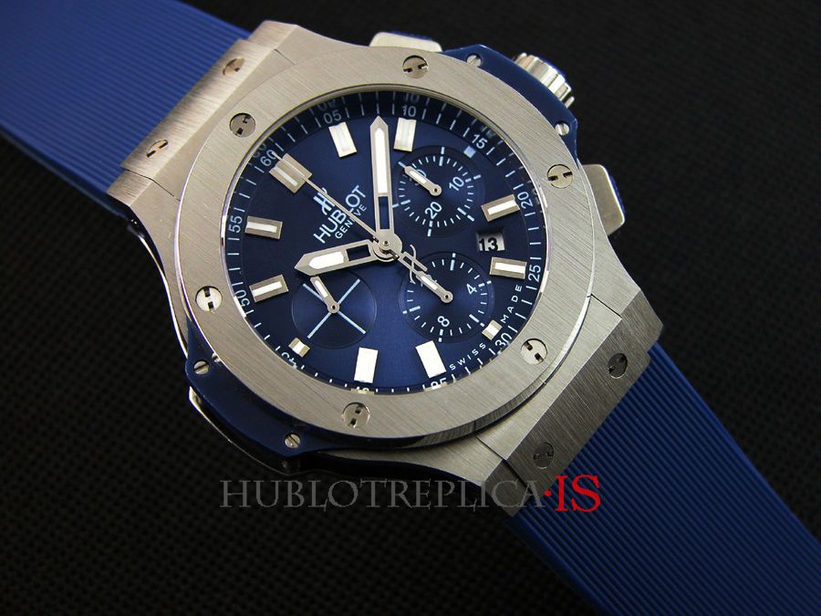 Hublot Blue Silver Nail Scale Dial - Image 2