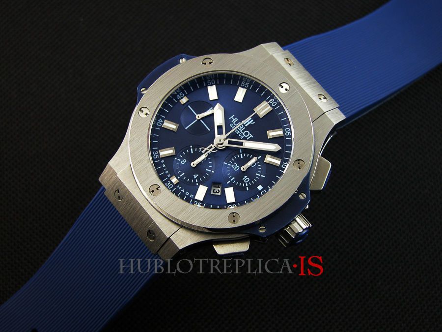 Hublot Blue Silver Nail Scale Dial - Image 3