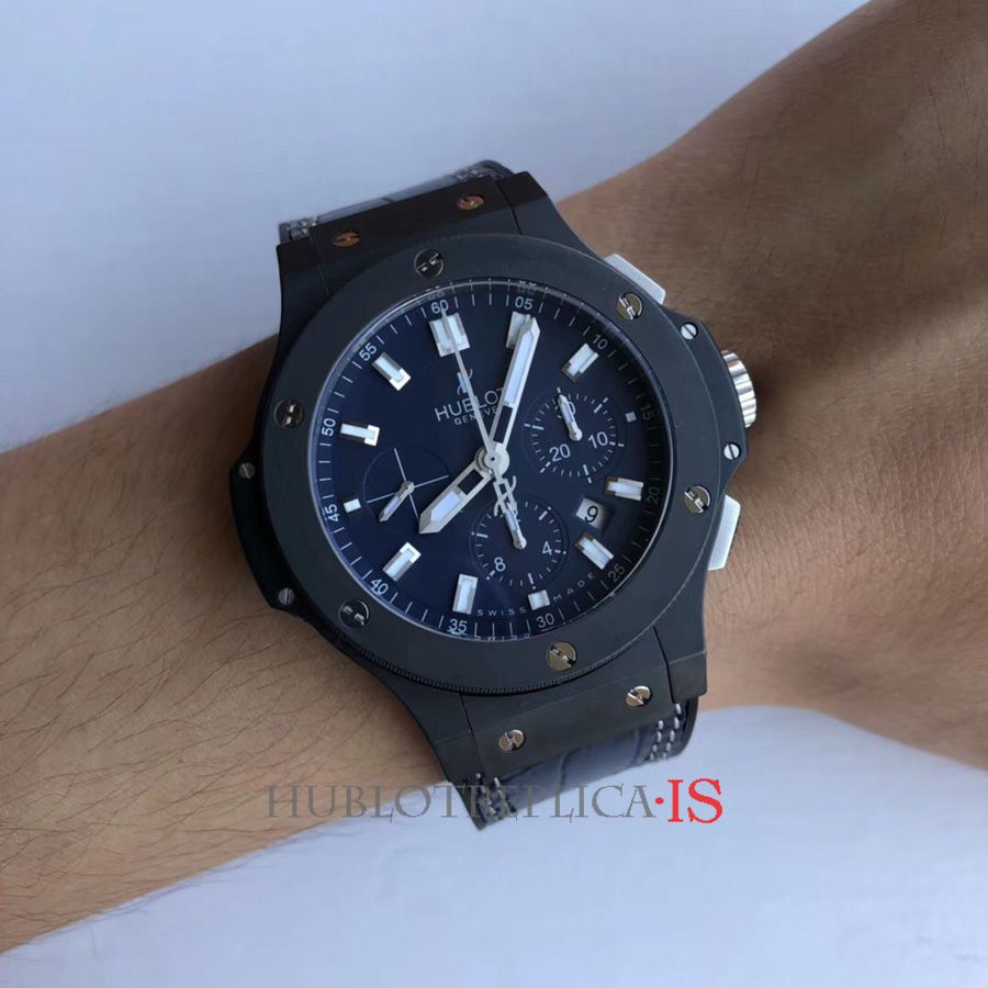 Hublot Dark Blue Leather Strap
