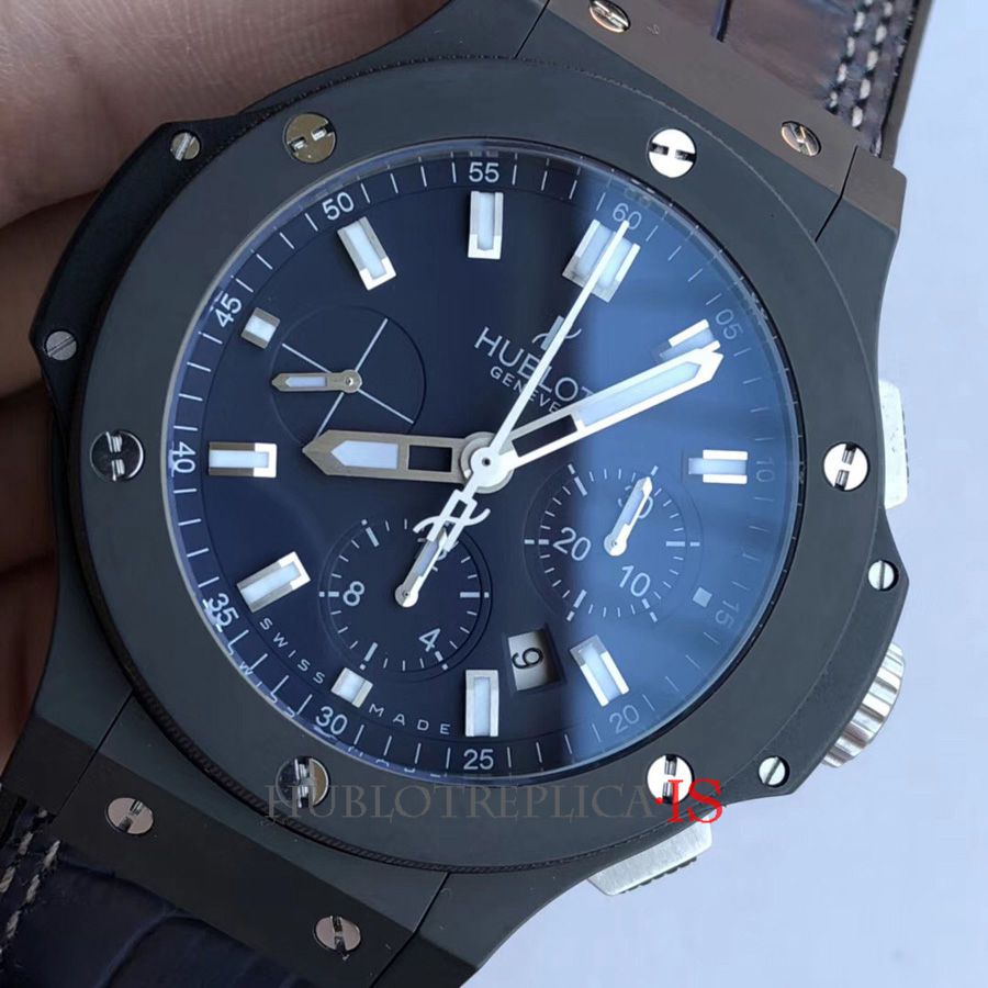 Hublot Dark Blue Leather Strap - Image 4