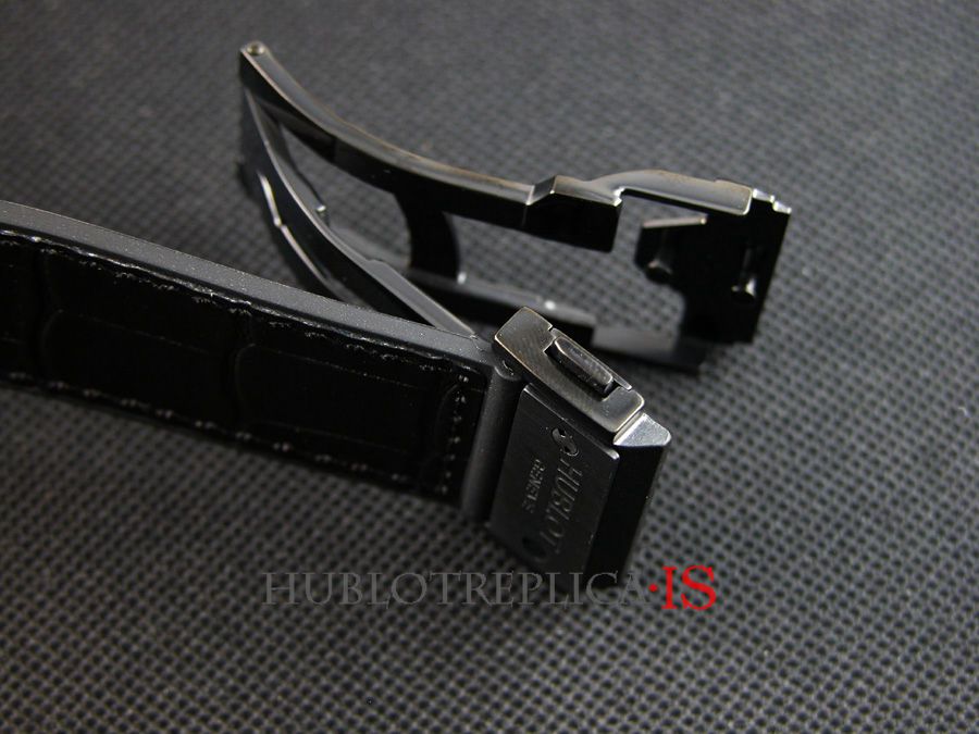 Hublot Black Face Rose Gold Bar Color Nail Scale Dial - Image 6