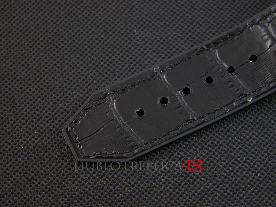 Hublot Black Face Rose Gold Bar Color Nail Scale Dial - Image 7
