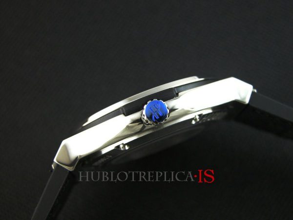 Hublot Blue Leather Strap Classic Fusion - Image 4