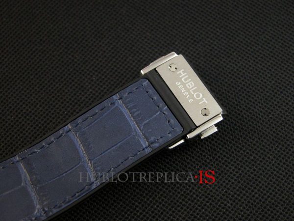 Hublot Blue Leather Strap Classic Fusion - Image 5
