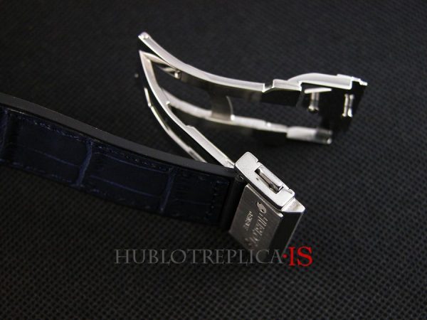 Hublot Blue Leather Strap Classic Fusion - Image 7