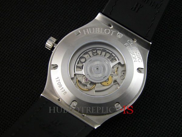 Hublot Blue Leather Strap Classic Fusion - Image 8