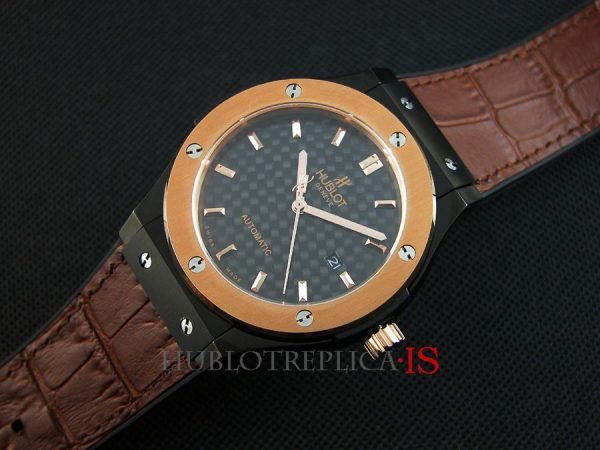 Hublot Black Rose Gold Dial - Image 3