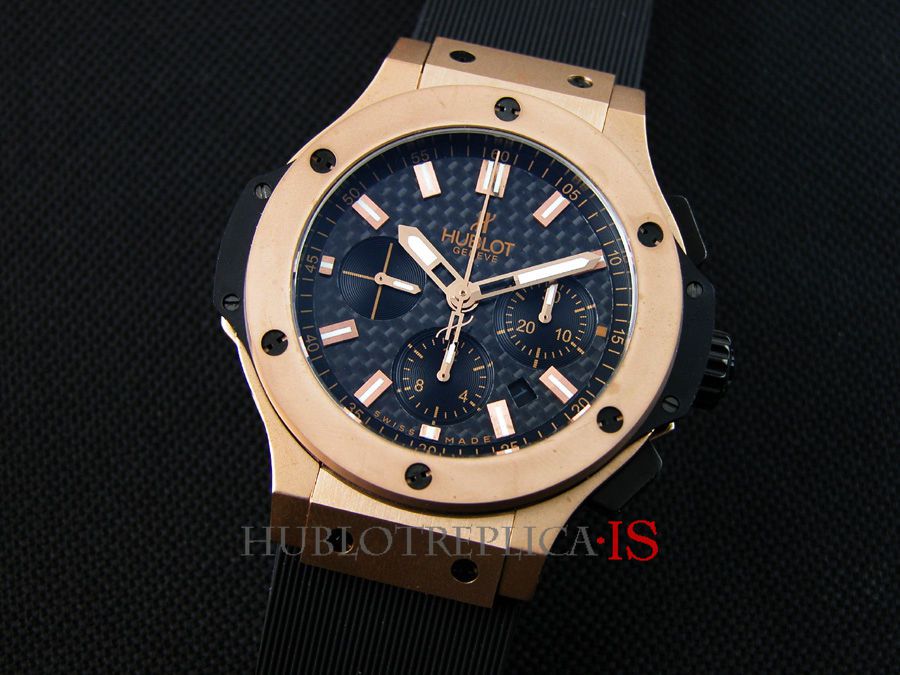 Hublot Black Grid Face Gold Nail Scale Dial
