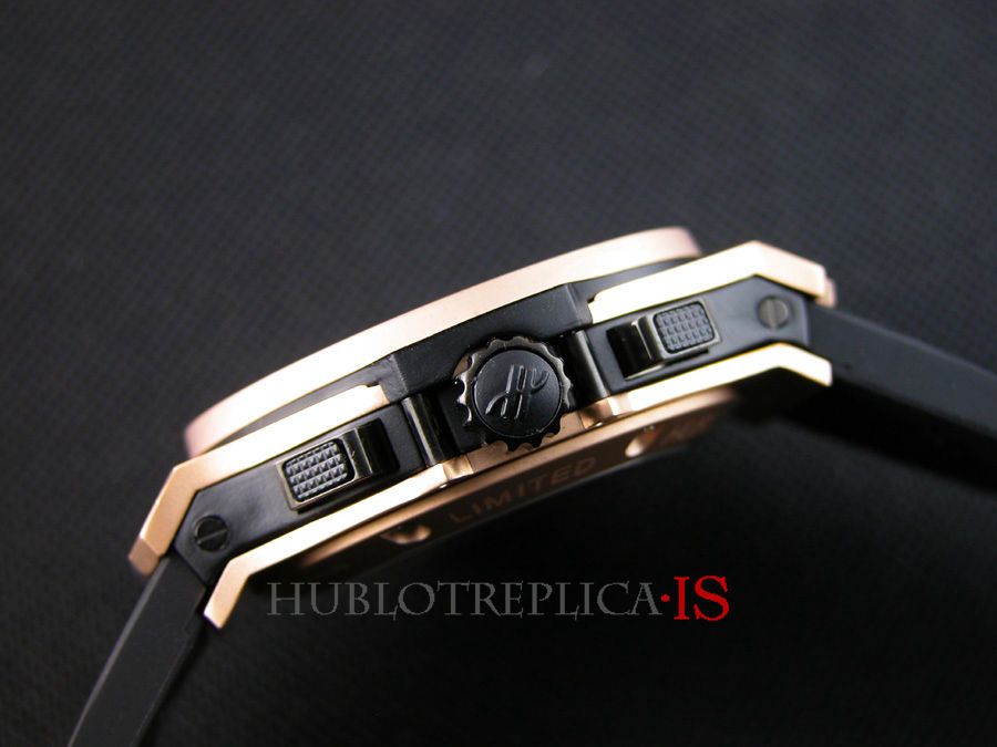 Hublot Black Grid Face Gold Nail Scale Dial - Image 4
