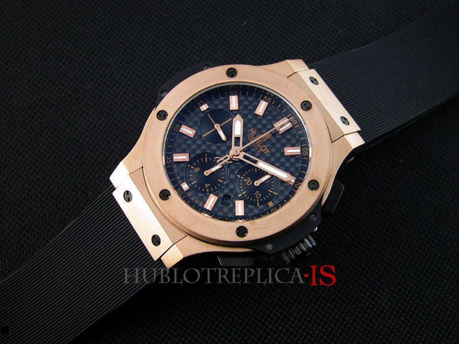 Hublot Black Grid Face Gold Nail Scale Dial - Image 3