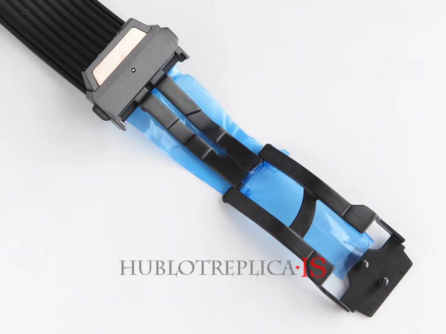 Hublot Hollow Dial Black Rubber Strap - Image 7