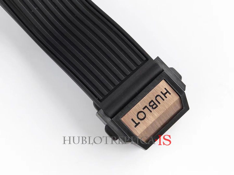 Hublot Hollow Dial Black Rubber Strap - Image 8