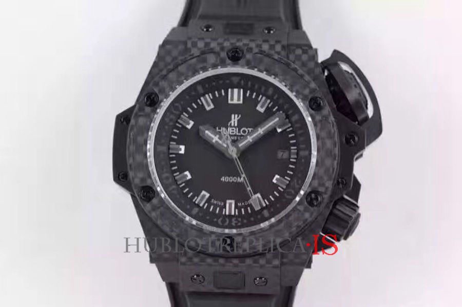 Hublot Black Rubber Strap 4000M