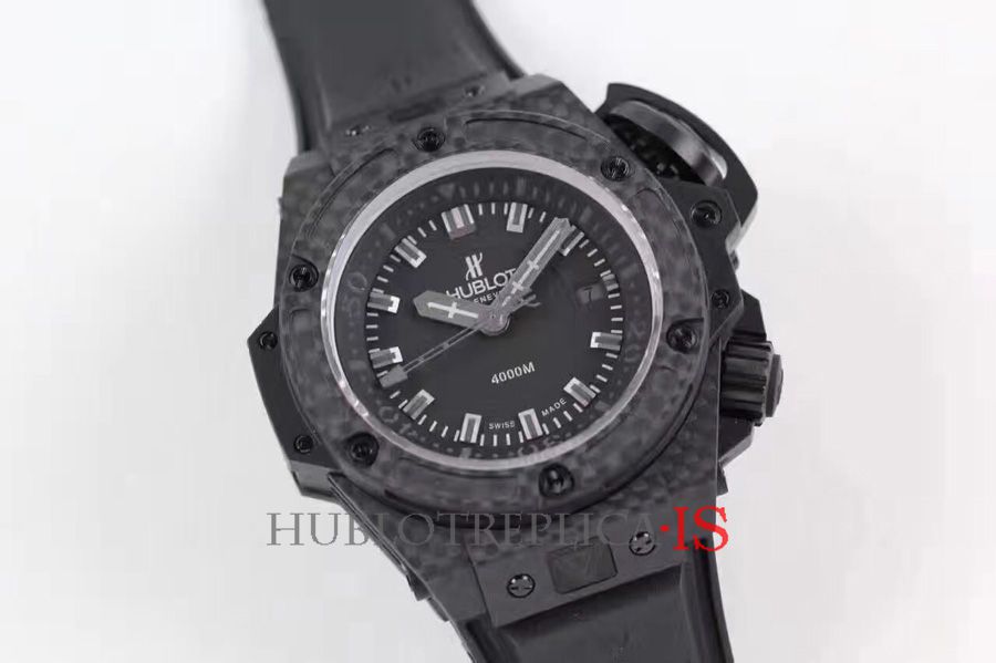 Hublot Black Rubber Strap 4000M - Image 2