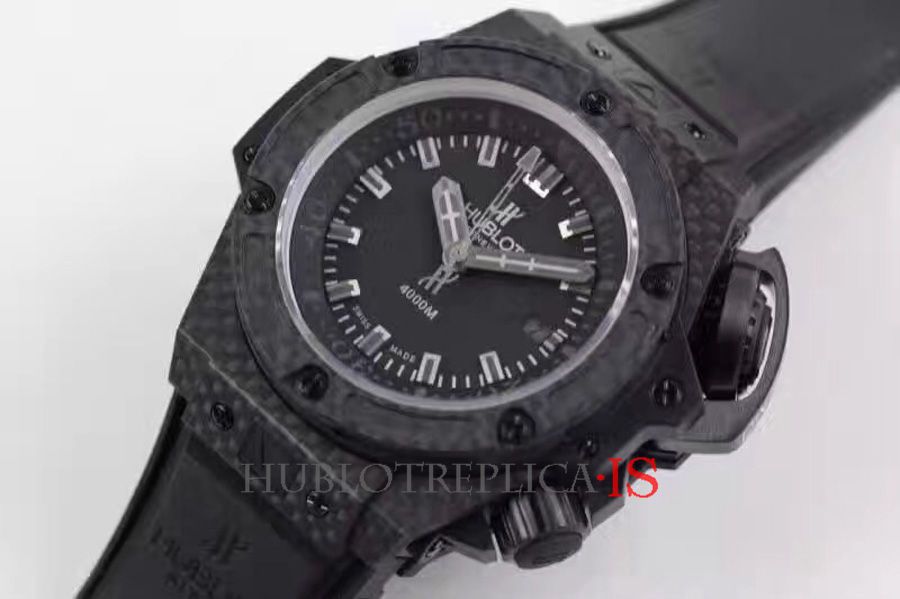 Hublot Black Rubber Strap 4000M - Image 3