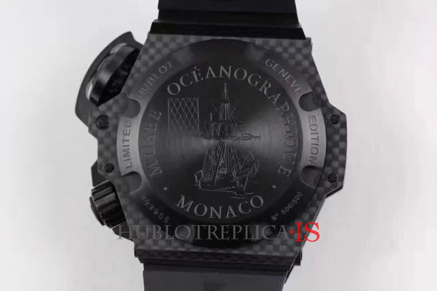 Hublot Black Rubber Strap 4000M - Image 6