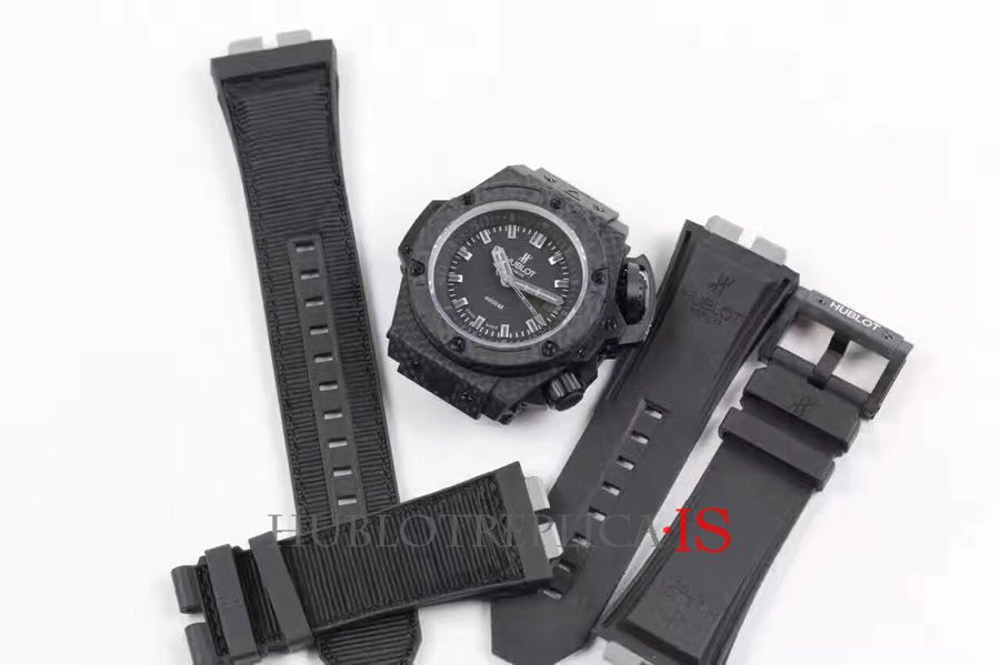 Hublot Black Rubber Strap 4000M - Image 9