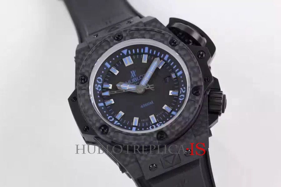 Hublot Black Rubber Strap 4000M - Image 2