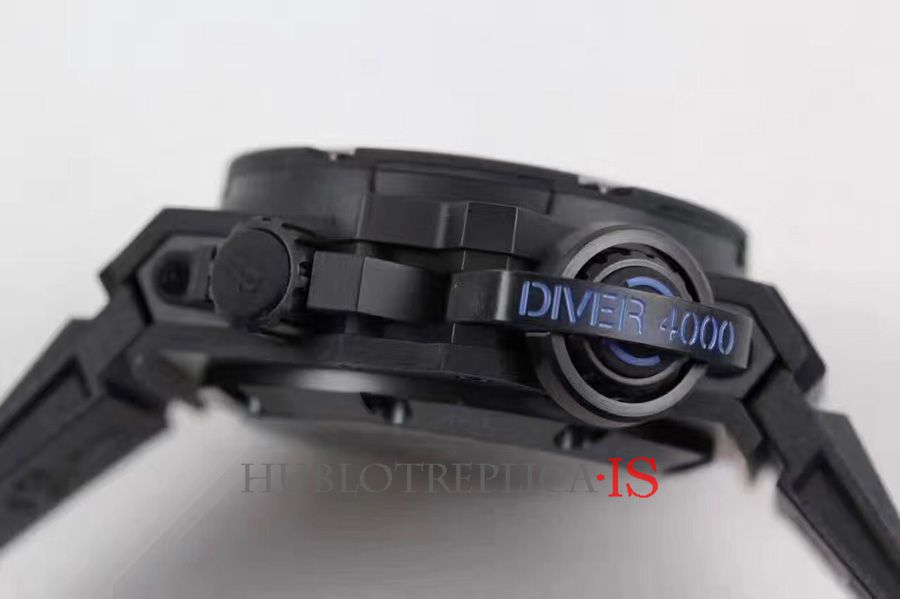 Hublot Black Rubber Strap 4000M - Image 4