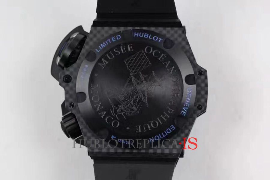 Hublot Black Rubber Strap 4000M - Image 6