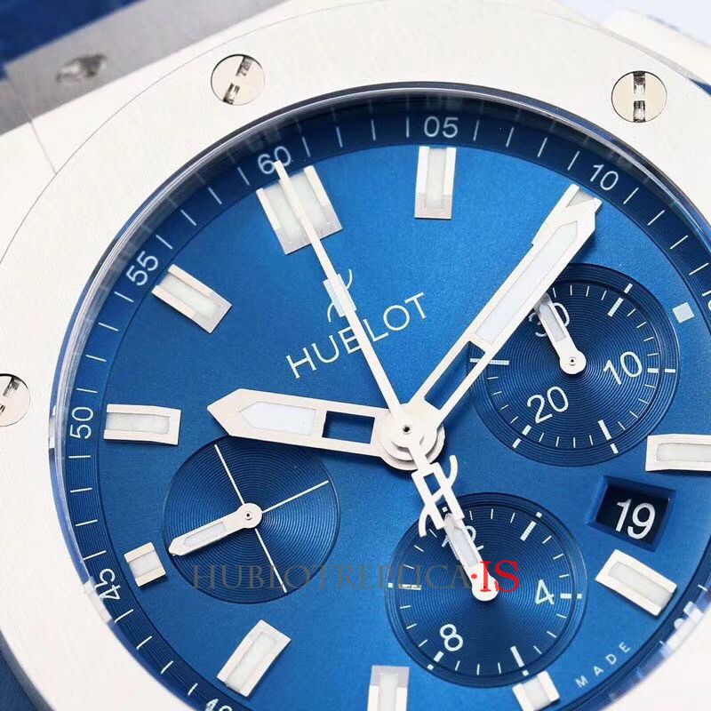 Hublot Big Bang Blue Dial Blue Leather Strap - Image 5