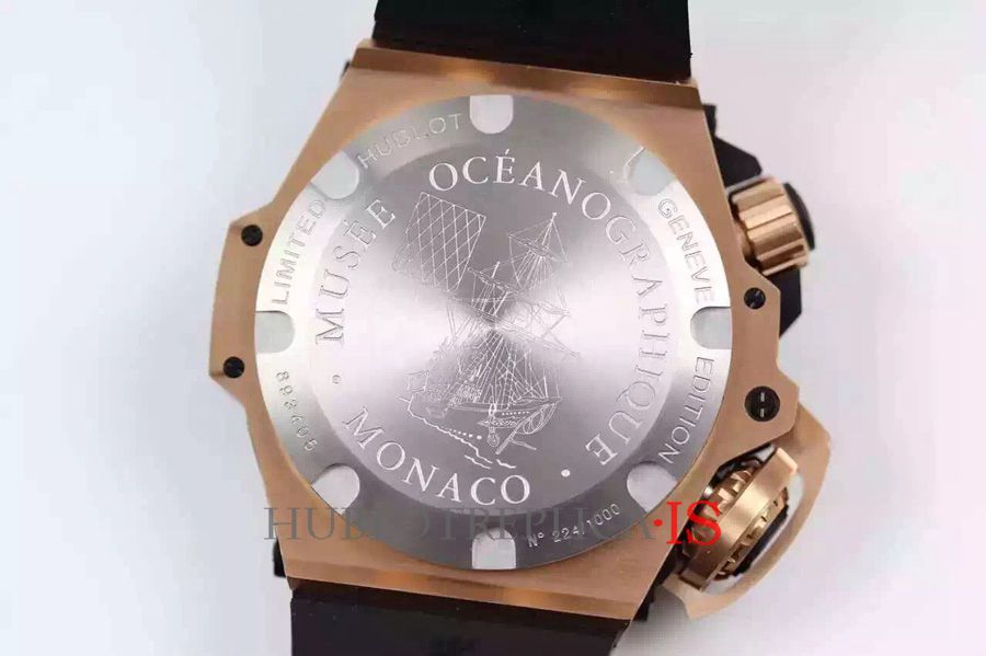Hublot 4000M Black Face Gold Bar Nail Scale Dial - Image 7