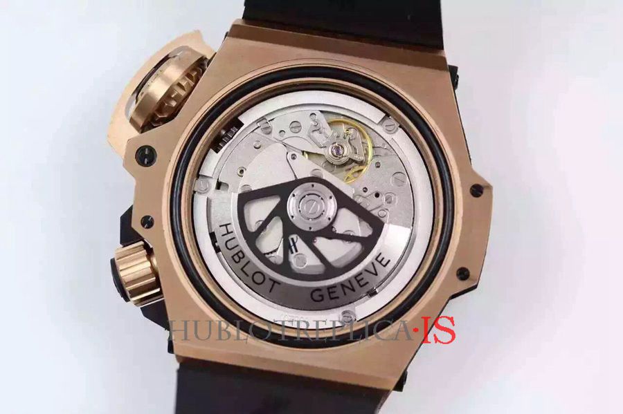 Hublot 4000M Black Face Gold Bar Nail Scale Dial - Image 8