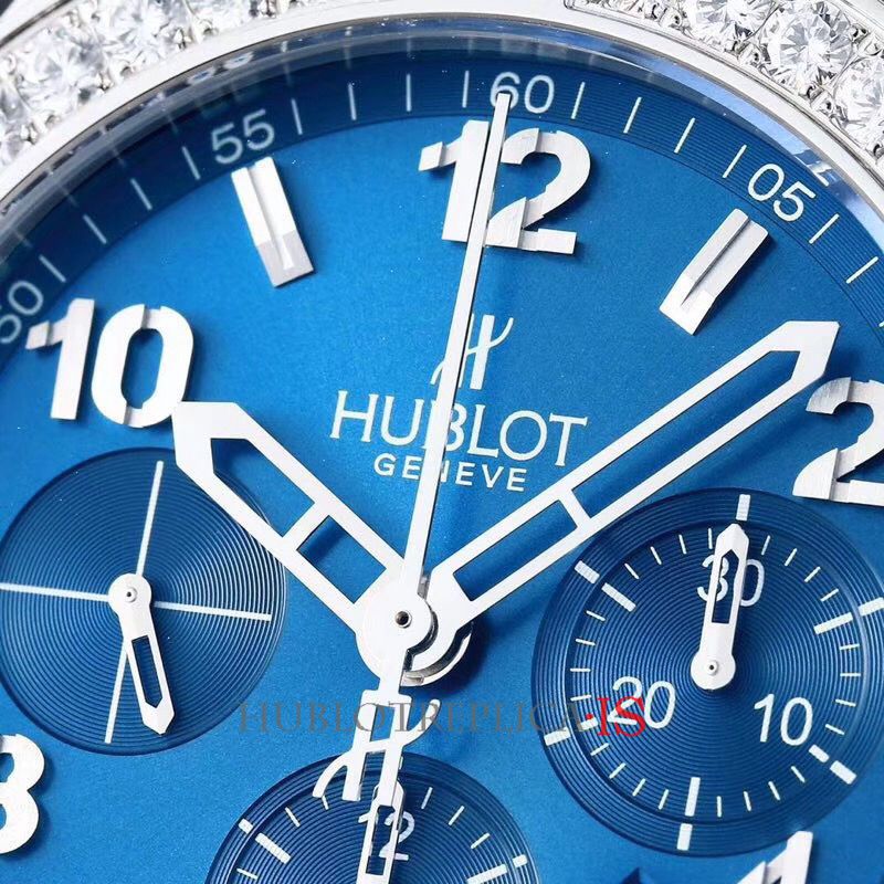 Hublot Big Bang Blue Face Silver Bar Nail Scale Dial - Image 7