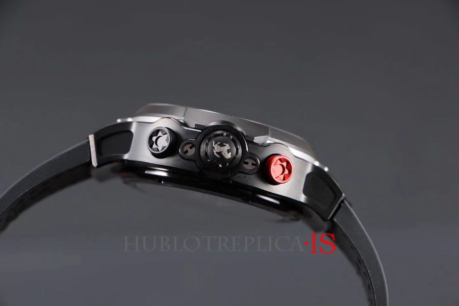 Hublot Ferrari GT Black Leather Strap - Image 6