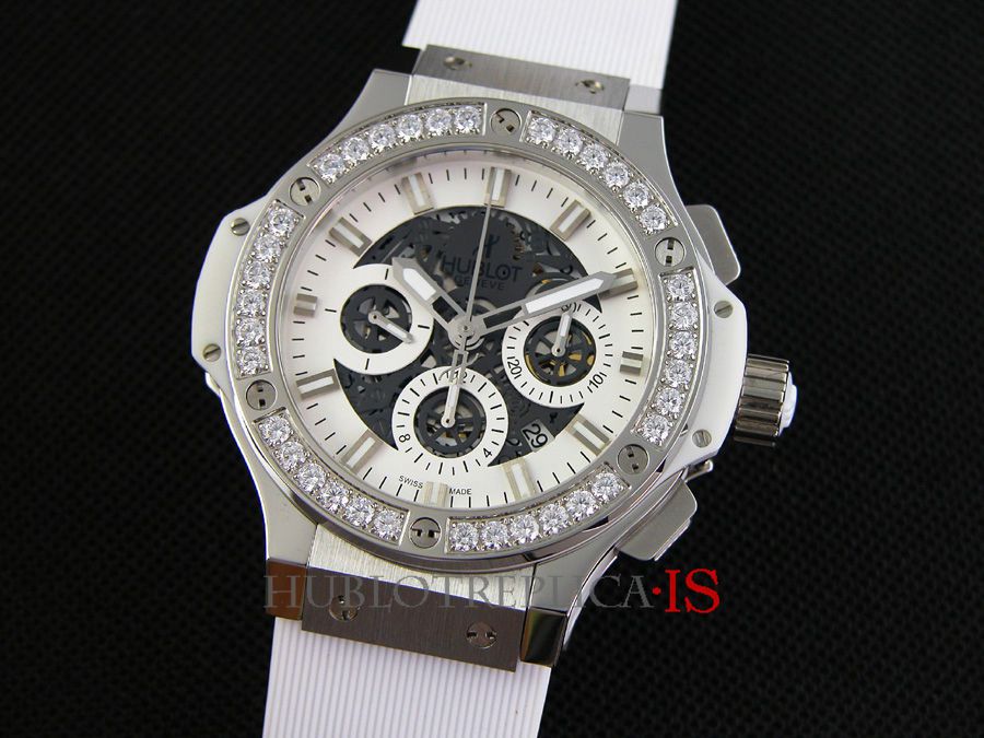 Hublot White Face Hollow Dial In The Middle
