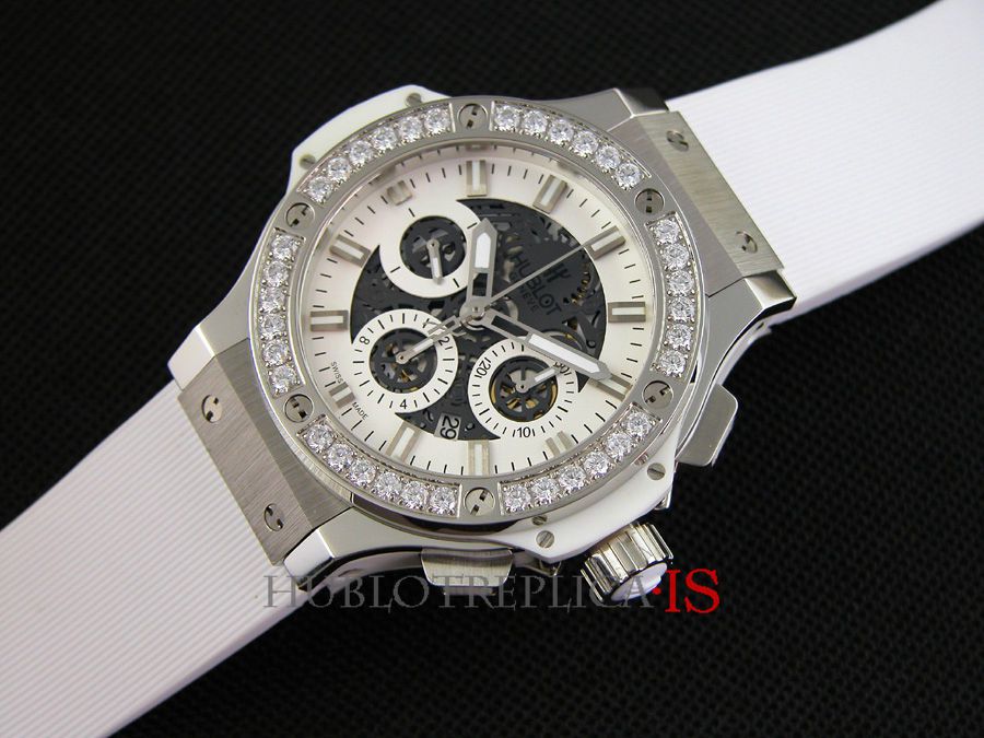 Hublot White Face Hollow Dial In The Middle - Image 3
