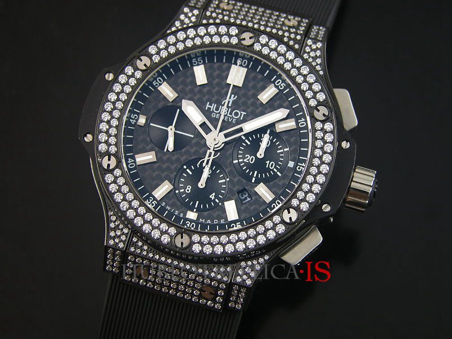 Hublot Black Rubber Strap Fashion