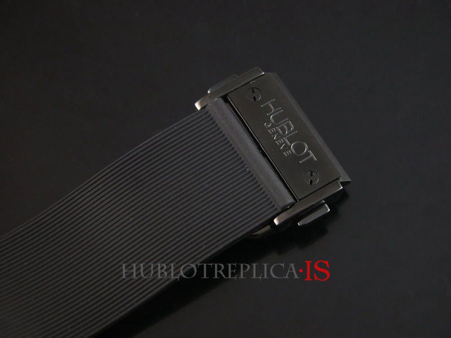 Hublot Black Rubber Strap Fashion - Image 5
