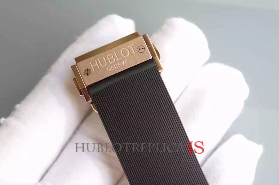 Hublot Rose Gold Face Black Nail Scale Dial - Image 9