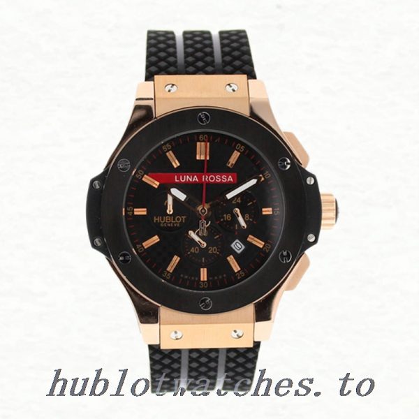 Hublot Big Bang 44mm Men's 301.CM.131.RX.LUN06 Stainless Steel/Ceramic bezel Black Dial - Image 2