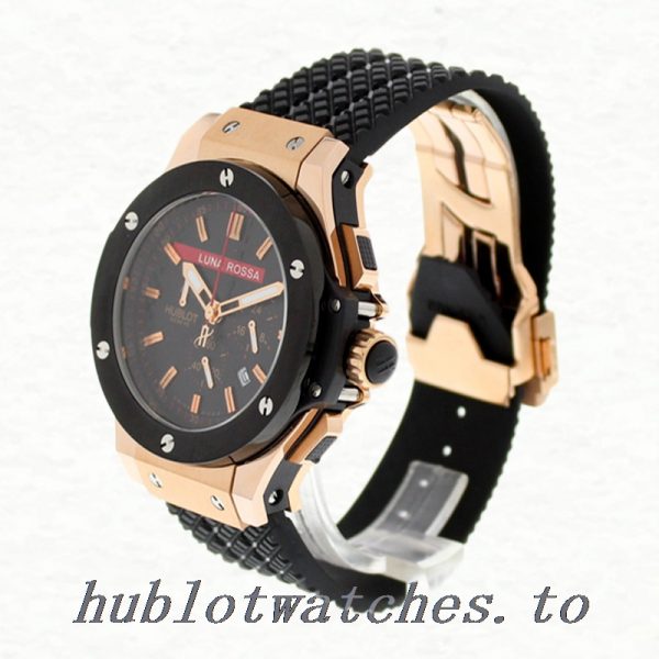 Hublot Big Bang 44mm Men's 301.CM.131.RX.LUN06 Stainless Steel/Ceramic bezel Black Dial - Image 3