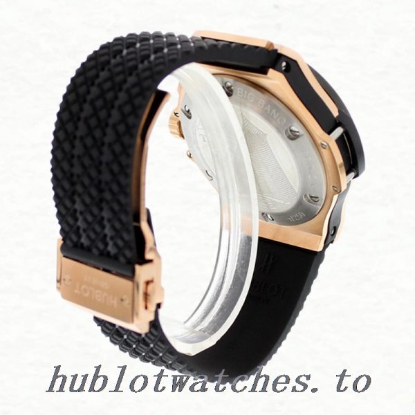 Hublot Big Bang 44mm Men's 301.CM.131.RX.LUN06 Stainless Steel/Ceramic bezel Black Dial - Image 4
