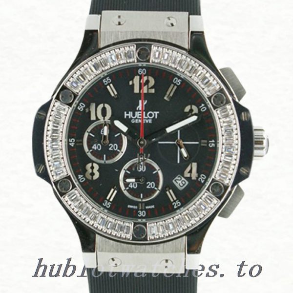 Hublot Big Bang Ladies 38mm 301.SM.1770.GR Silver-tone Black Dial