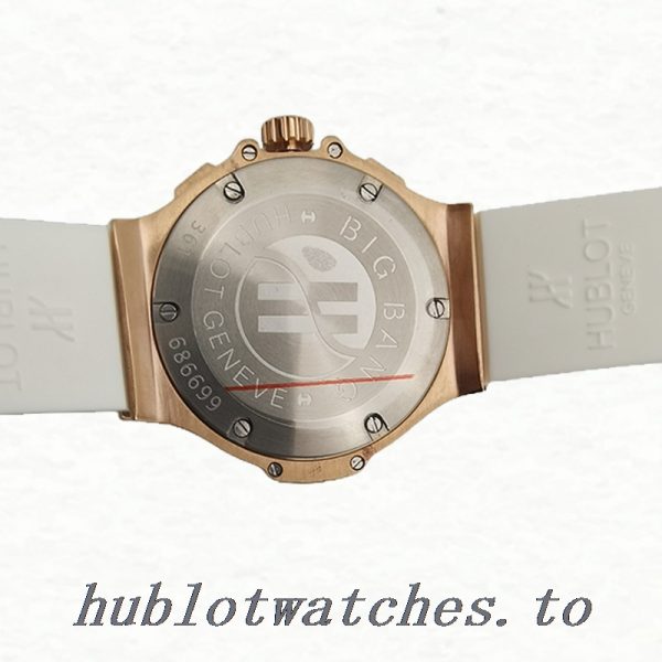 Hublot Big Bang 341.PE.230.RW.114 Ladies 38mm/44cm Rose Gold-tone Diamond - Image 3