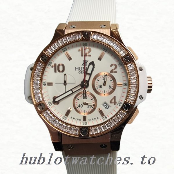 Hublot Big Bang 341.PE.230.RW.114 Ladies 38mm/44cm Rose Gold-tone Diamond - Image 5