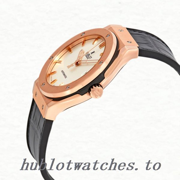 Hublot Classic Fusion 43mm 511.OX.2610.LR Men's White Dial Rose Gold-tone - Image 3