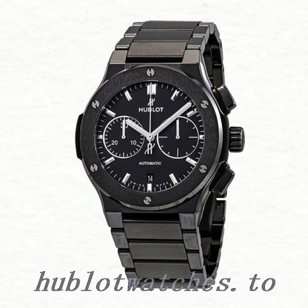 Hublot Classic Fusion 43mm 520.CM.1170.CM Men's Stainless Steel Black Dial - Image 2