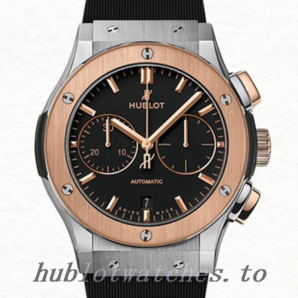 Hublot Classic Fusion 521.NO.1181.RX Men's 43mm Quartz Black Dial