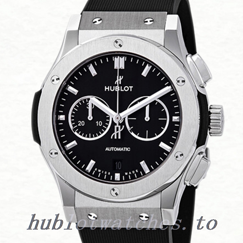 Hublot Classic Fusion 541.NX.1171.RX Men's 43mm Black Dial Stainless Steel