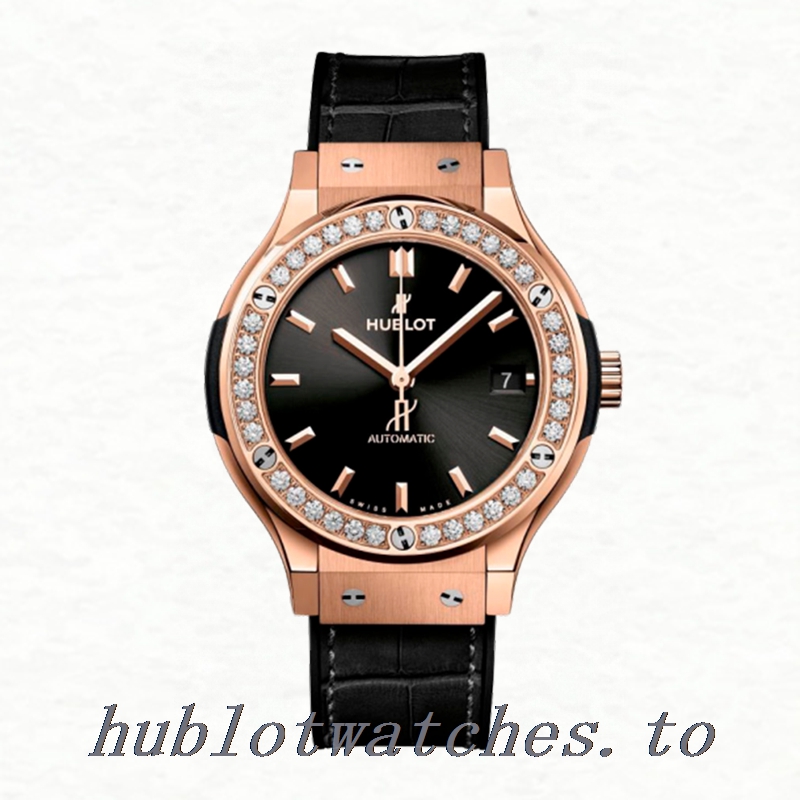 Hublot Classic Fusion 33mm 565.OX.1480.LR.1604 Men's Automatic Diamond - Image 2